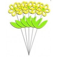 Spring Flower Felt Food / Cake Picks